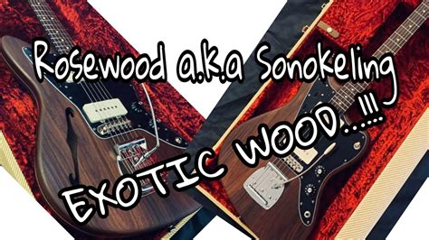 Rosewood Atau Kayu Sonokeling Dalam Karya Seni Gitar Elektrik Yang