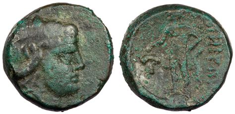 Thrace Maroneia Ca 168 45 B C AE17 VF Greek Coins