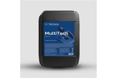 Масло трансмиссионное TECNOL multitec atf vi, gm dexron-vi, 20 л 394202 ...