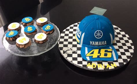 Valentino Rossi Themed Birthday Cake With Images Themed Birthday