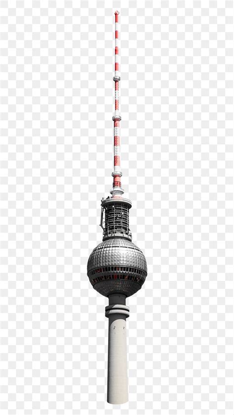 Berliner Fernsehturm Tower In Germany Premium Png Rawpixel