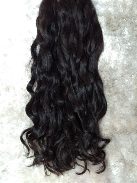 Cabelo Humano Indiano Liso Ondulado De 75 A 80cm 50 Gramas ROSELY