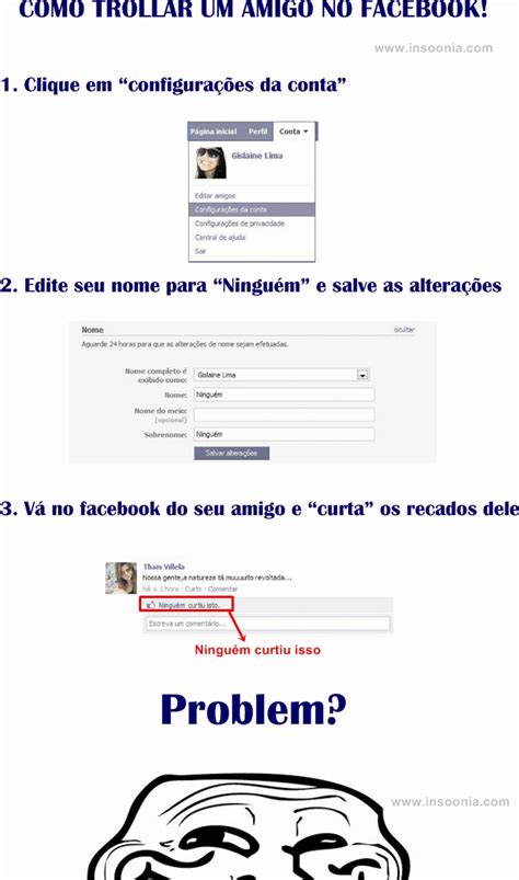 Como Trollar Um Amigo No Facebook