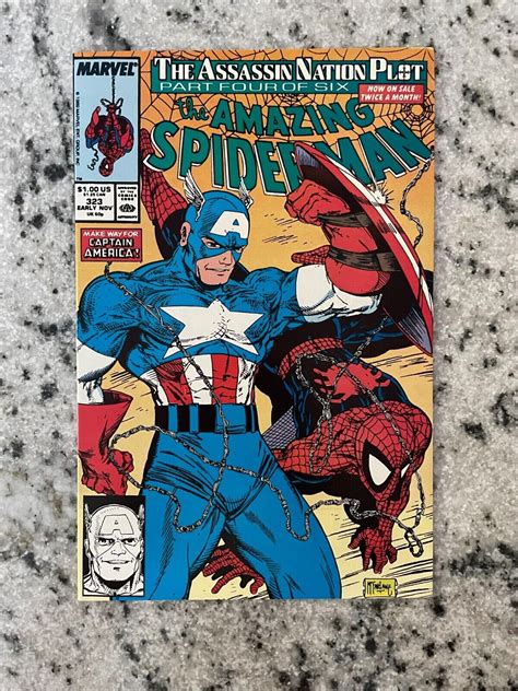 Amazing Spider Man 323 NM Marvel Comic Book Todd McFarlane Avengers