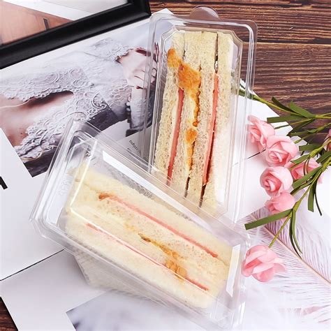 Pcs Plastic Triangle Sandwich Container Usamerica Shop