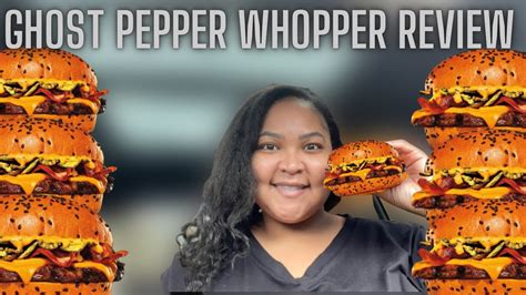 Burger King New Ghost Pepper Whopper Review And Mukbang Shaib Youtube