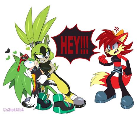 Surge Meets Scourge And Fiona S3tok41b4 Rsonicthehedgehog