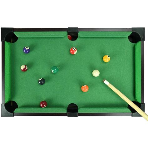 Playtive Gra Bilard StÓŁ Bilardowy Mini Pool Table Bilard Zestaw 20el