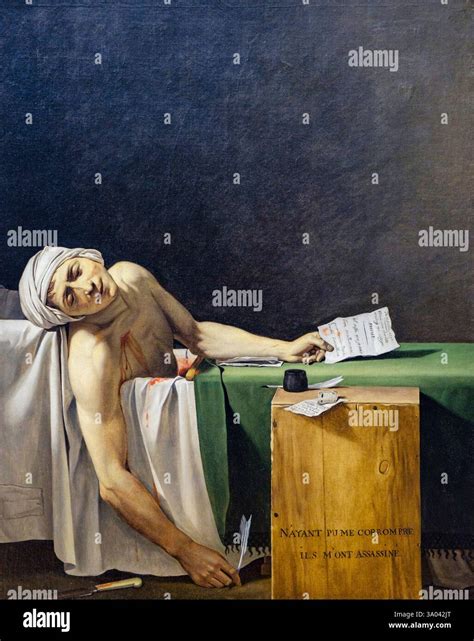 Jacques Louis David Marat - The death of Marat,Jacques-Louis David, 1793, oil on canvas ...