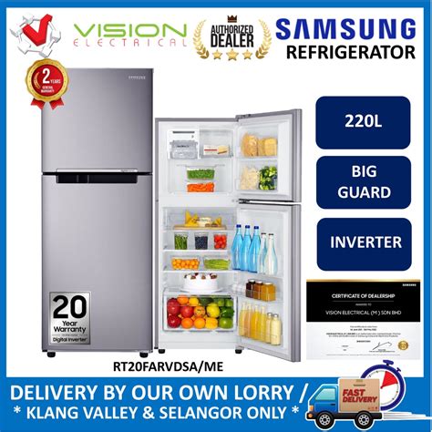 Samsung Rt Farvdsa Me Doors Inverter Fridge L Refrigerator Peti