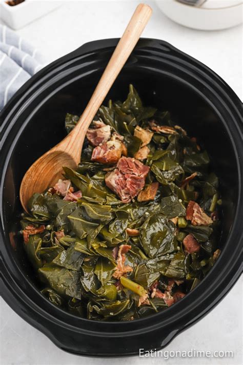 Crock Pot Collard Greens Recipe Eating On A Dime