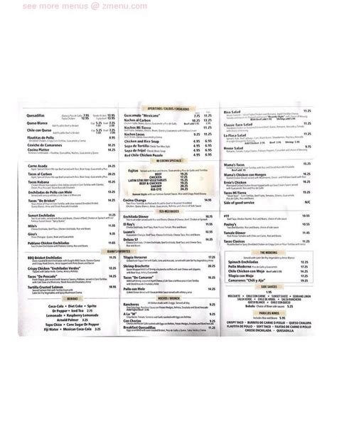 Online Menu of Mi Cocina Restaurant, Fort Worth, Texas, 76107 - Zmenu