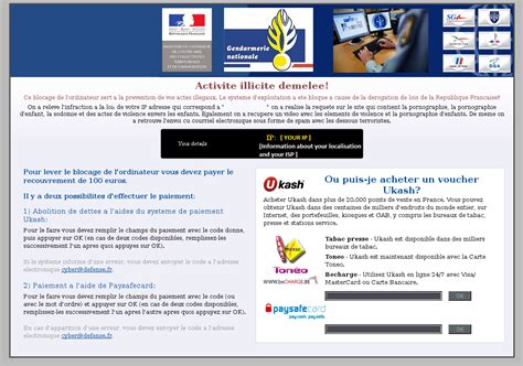 Remove Gendarmerie Nationale Virus Removal Guide