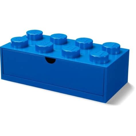 LEGO Brique Bleue de Rangement à Tiroir 8 Tenons LEGO à Prix Carrefour