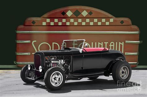 1932 Ford Blown Flathead Roadster Photograph By Dave Koontz Fine