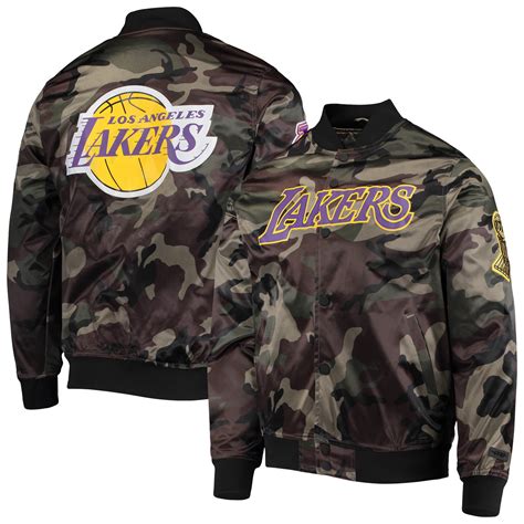 Pro Standard Lakers Satin Full Snap Jacket Champs Sports