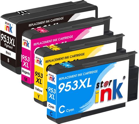 953xl Ink Cartridges New Chip Compatible For Hp 953 953xl Ink Cartridges Multipack For Hp