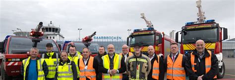 Neue Feuerwehrfahrzeuge für den Flughafen Saarbrücken SHS