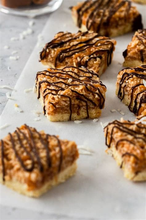 Chewy Caramel Coconut Bars [ Video] Only 7 Ingredients Sugar Salt Magic