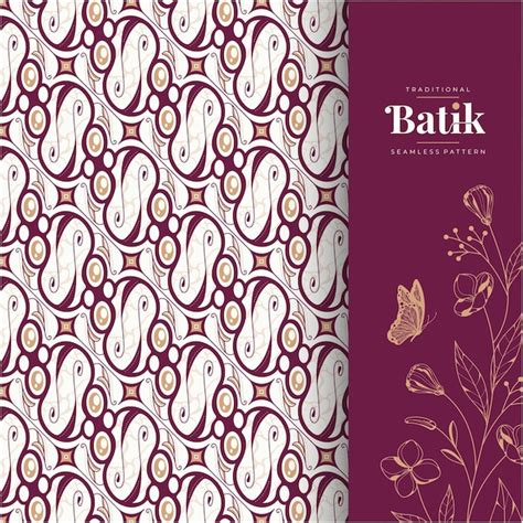 Premium Vector Javanese Batik Pattern Stock Vector