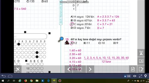 8 SINIF MATEMİTO AKILLI MATEMATİK ATÖLYEM SAYFA 7 17 YouTube