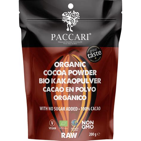 Cacao En Polvo Ecol Gico Y Sin Az Car A Adido Bolsa G Pacari