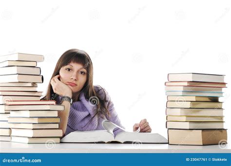 Tired Of Studies Royalty Free Stock Image 7962778