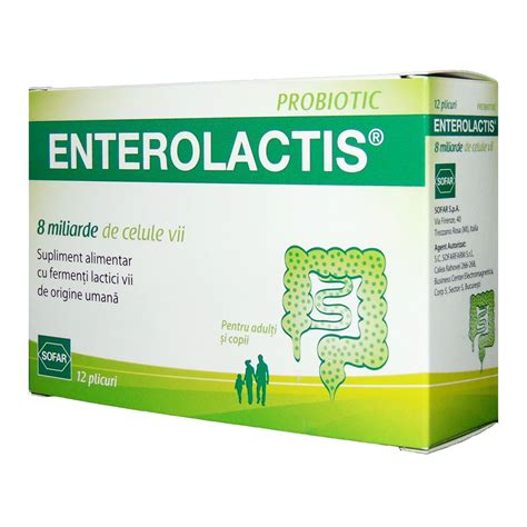 Enterolactis Probiotic Plicuri Sofar Pret Avantajos Minifarm