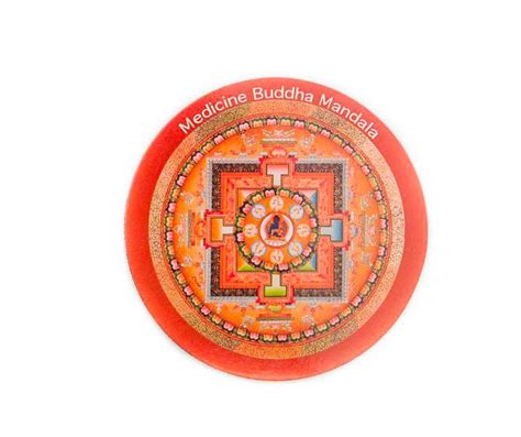 MAGNET FRIGO AIMANT MANDALA BOUDDHA MEDECINE