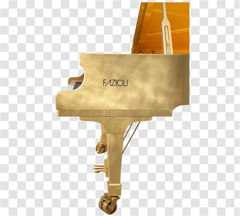 Fazioli Gold Leaf Grand Piano Silhouette Golden Leaves Transparent Png