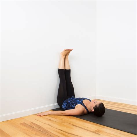 Relaxing Wall Yoga Sequence | POPSUGAR Fitness