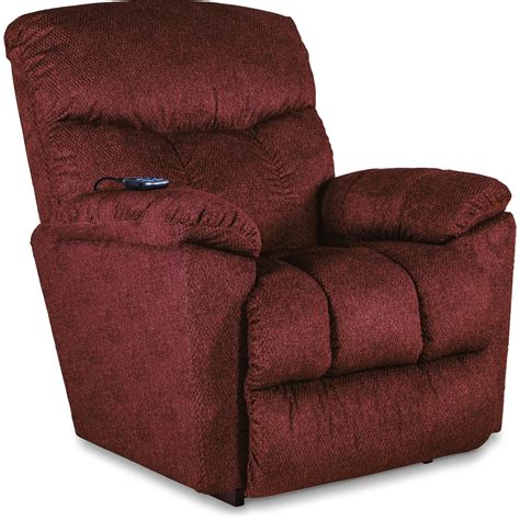 La Z Boy Morrison 10x766 Casual Power Rocking Recliner W Headrest Lumbar And Usb Port Thornton