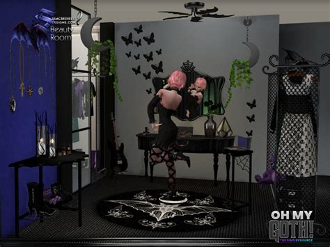 The Sims Resource Oh My Goth Beauty Room