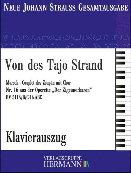 Von Des Tajo Strand Rv A B C Abc By Johann Strauss Jr Piano