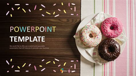 Sweet Donuts Ppt Template Free