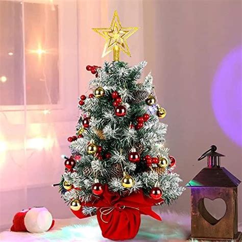 KAHEIGN Mini Christmas Tree 60CM Artificial Christmas Tree Tabletop