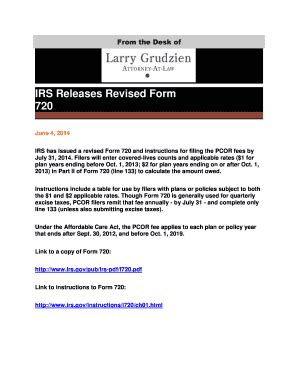 Fillable Online Irs Releases Revised Form Pdf Fax Email Print