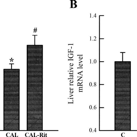 A Serum IGF I Levels Ng Ml Determined By ELISA Analysis B Liver