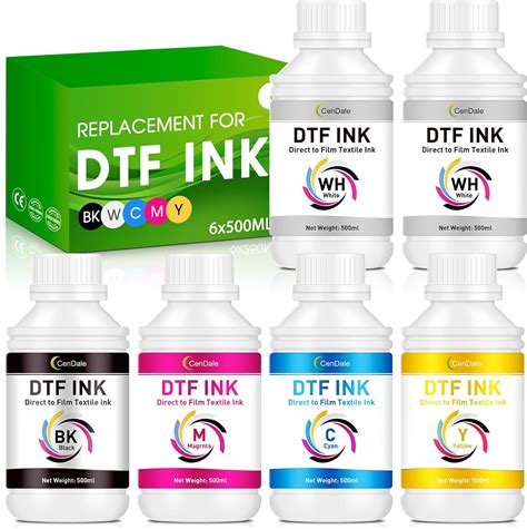 Amazon CenDale Premium DTF Ink 3000ML DTF Transfer Ink For PET