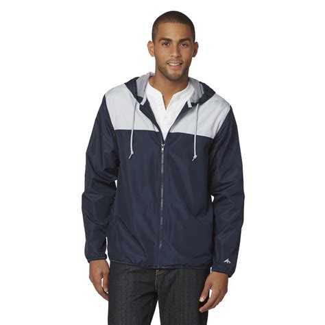 Athletech Mens Hooded Athletic Jacket Colorblock Shop Your Way