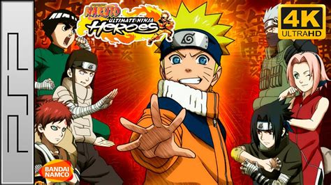 Naruto Ultimate Ninja Heroes PSP Longplay 4K 60FPS Heroes Mode