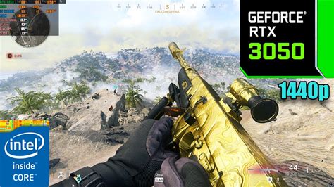 Call Of Duty Warzone Battle Royale RTX 3050 8GB Maximum Settings