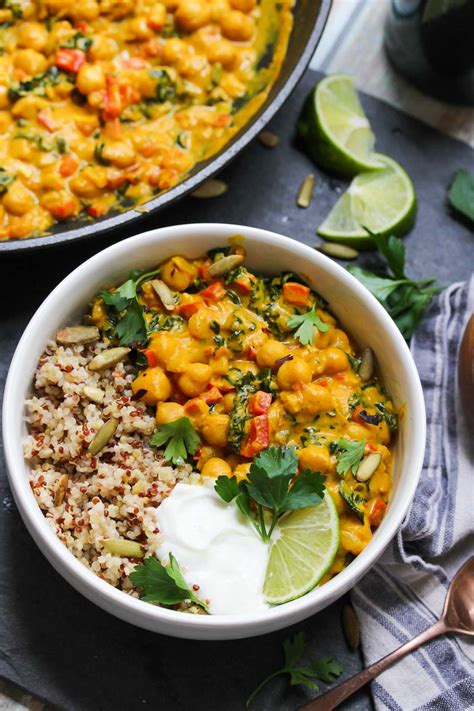 30 Minute Vegan Chickpea Curry Dishing Out Health