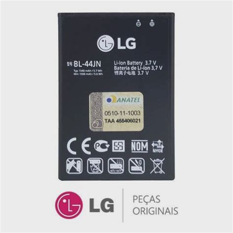 Bateria Bl Jn Celular Smartphone Lg Optimus L Lge F Em Promo O