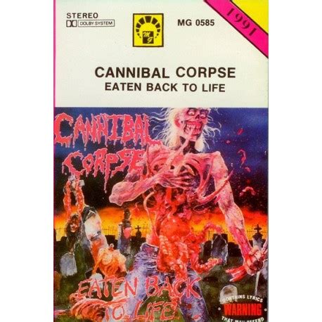 CANNIBAL CORPSE Eaten Back To Life CASS Enigmatic Records