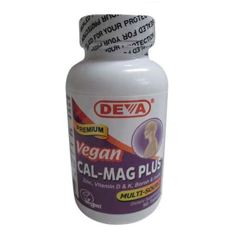 Deva Nutrition Calcium Magnesium Plus Tablets Vegan Ea Pack