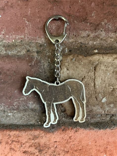 Horse Keyring Ecogreen Equestrian