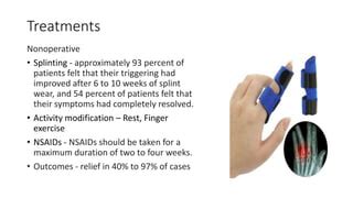 Trigger Finger - with glucocorticoid injection | PPT