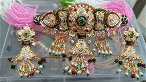 New Rajputi Fancy Aad New Aad Design With Earrings New Marwadi