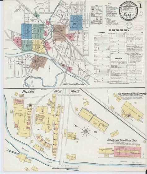 Early Street Maps of Niles